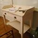 Dressing table / vanity old painted wood