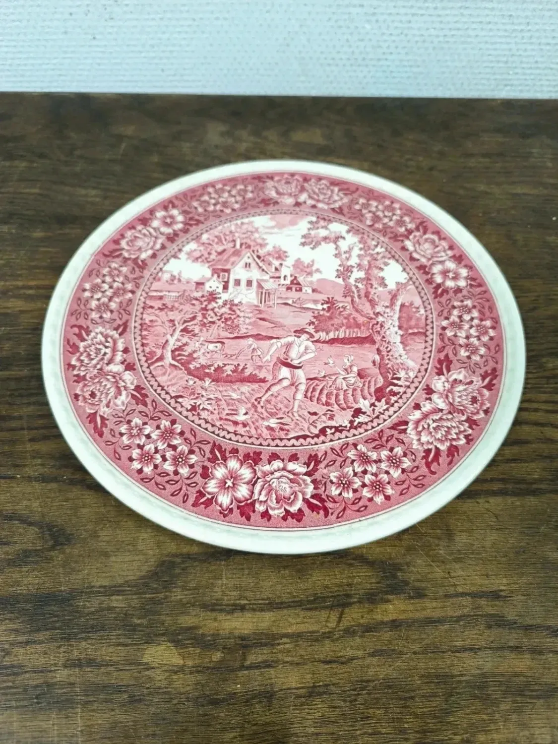 Round cake plate round Villeroy and Boch Rusticana rose