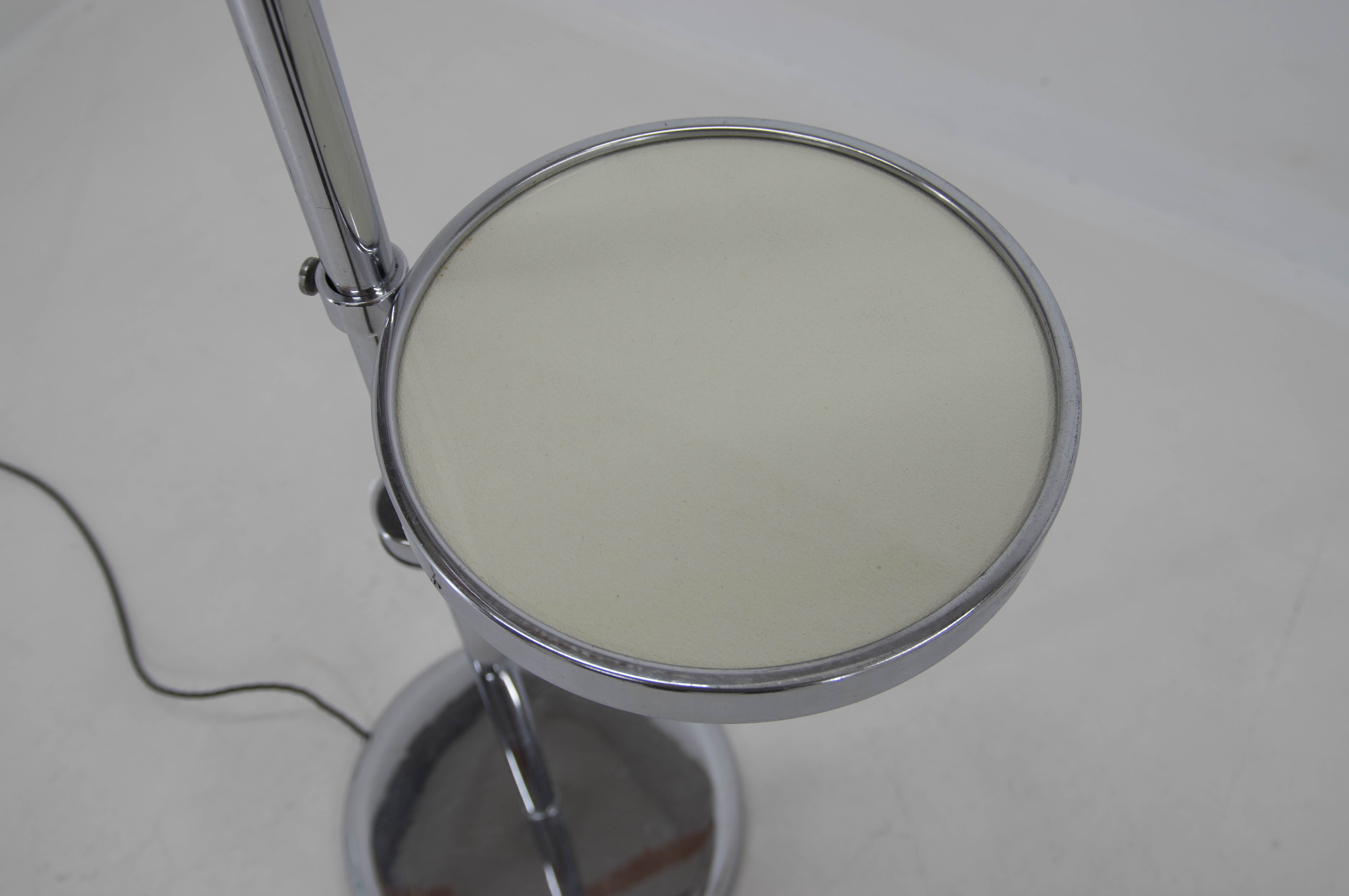 Art deco floor lamp, 1930s, restored