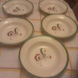 5 hollow plates digoin faience advertising casino savings model