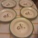 5assiettes  creuses faience digoin  publicite casino   modele epargne