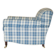 Signature Chelsea Armchair on Wheels with Twisted Armrests Large Model George Smith