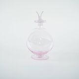 Glass carafe, Italian design, 1970s, manufactured in Italy