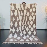 Handmade Beni Ourain wool rug 150/250cm