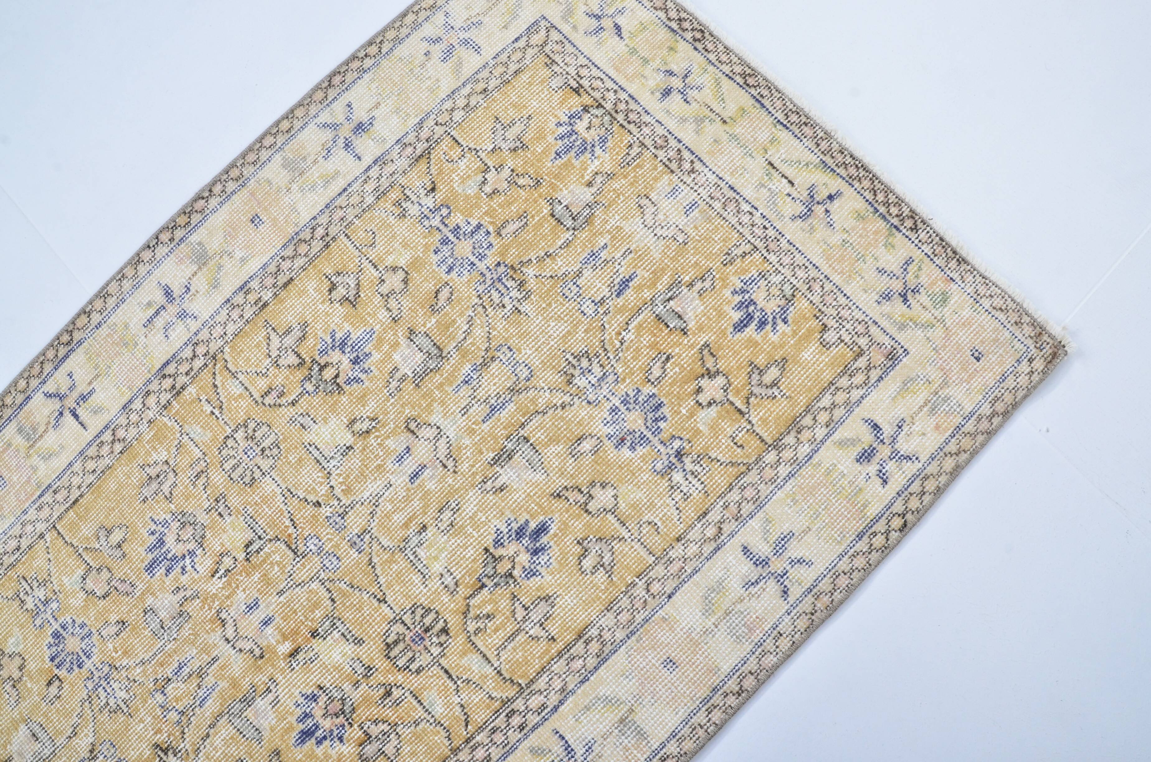 Floral Design Oushak Vintage Runner sku 3328