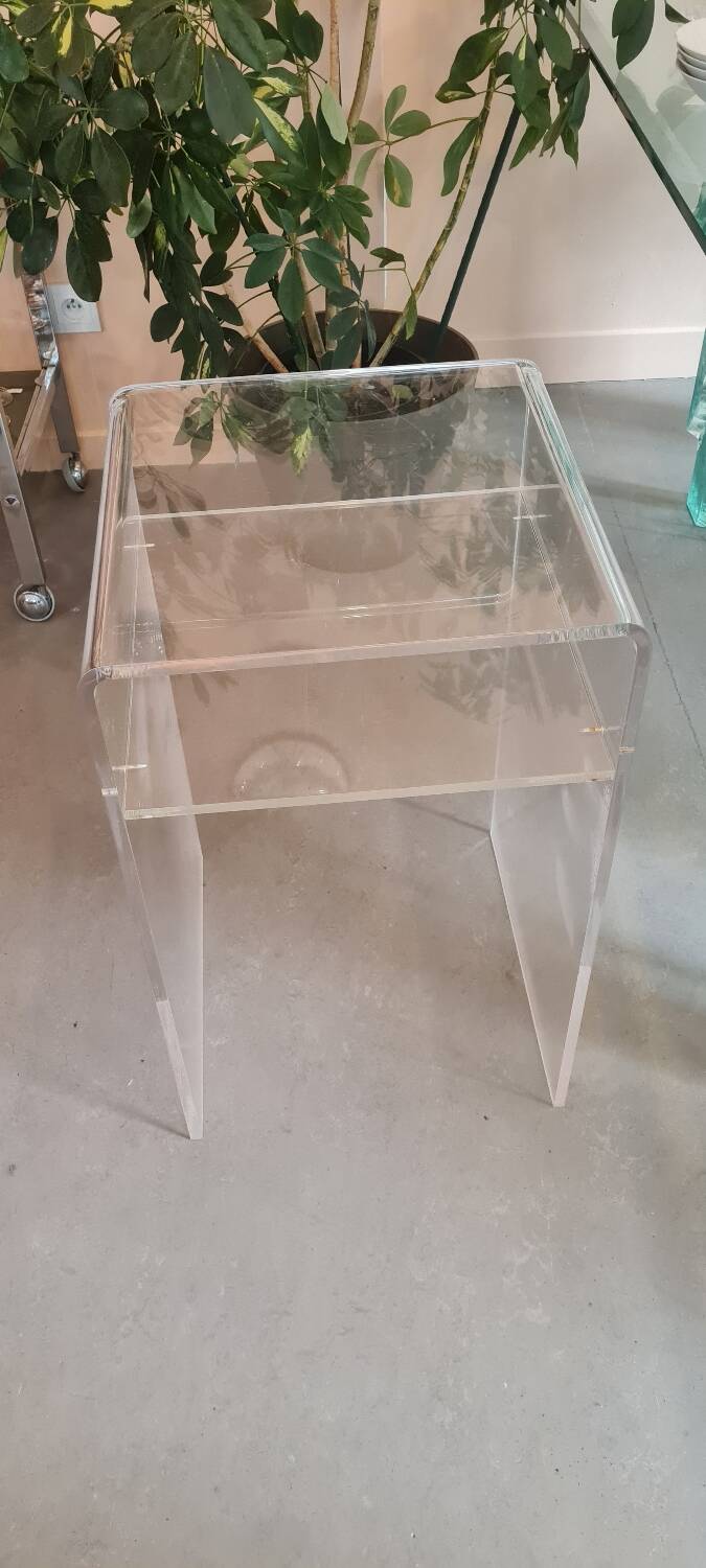 70's altuglass side table