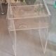 Table d'appoint en altuglass 70's