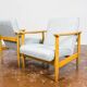 Vintage Armchairs Gfm 142 By Edmund Homa, Gfm, Poland, 1960’s, Set Of 2
