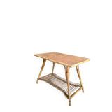 Vintage rattan coffee table