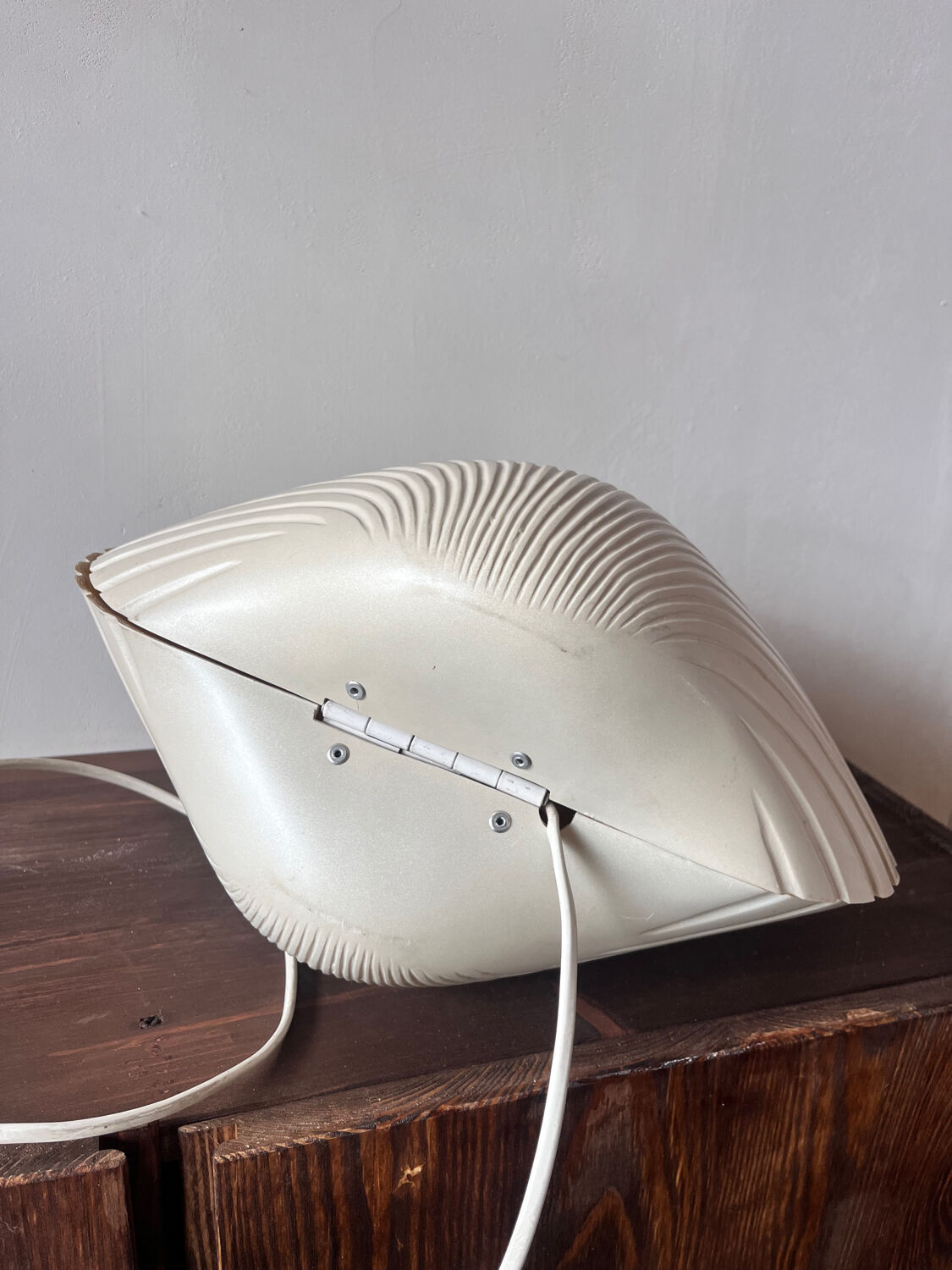 Rare shell lamp by Michel Mahé + André Cazenave for Atelier AF