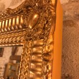 Mirror Louis XV - XVI with gold leaf 80x94cm
