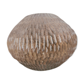 Carved wooden vase