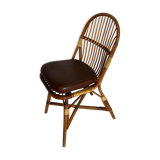 Bamboo and rattan chairs circa 60/70 from maison drucker