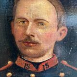 Portrait old soldier 19th