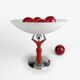 Vide-poche design chrome et verre Bugatti