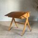 Bureau pupitre vintage pied compas portique