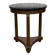 Empire-style side table from the 1950s in mahogany and black marble
