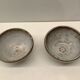 Pair of vintage stoneware bowls – Signed OL / VN (Vallée Noire)