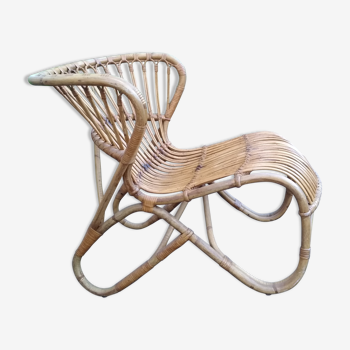 Viggo Boesen design rattan chair