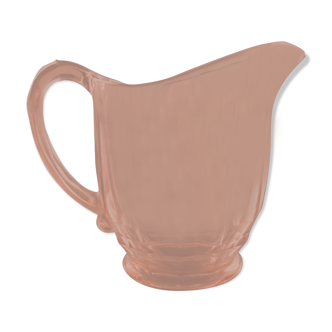 Pitcher pink glass