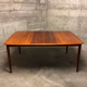 Extendable Palisander Dining Table by Henry Rosengren Hansen for Brande, 1960s