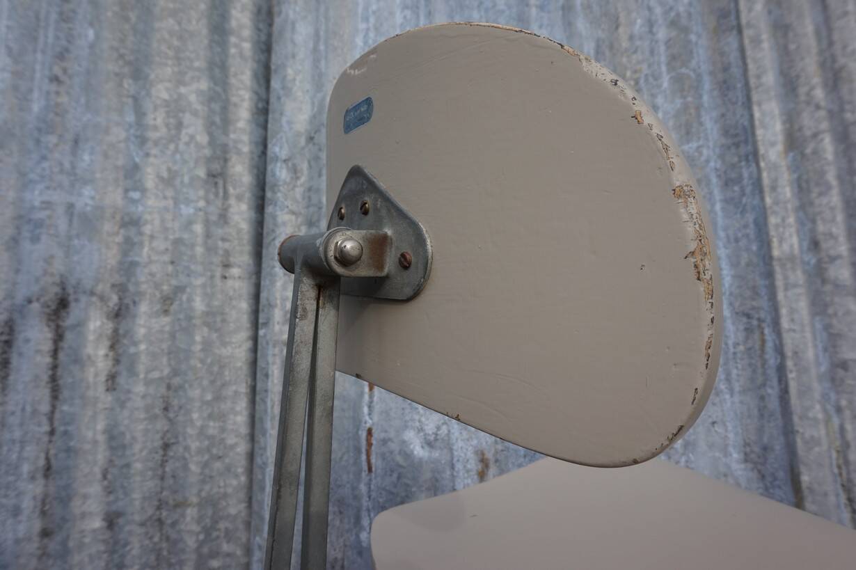 Swedish Industrial Architect Office Desk Chair by  Odelberg & Olsen, 1940s