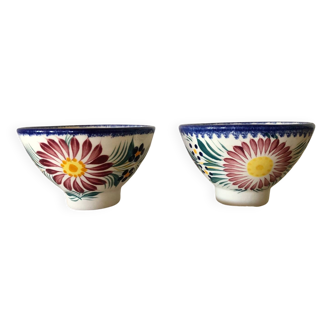 2 tasses, bolées à cidre HB Henriot