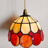 Pair of Art Deco Tiffany style pendant lights
