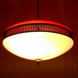 Red plexiglas hanging made in Italy,1950s.