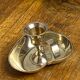 Brass heart candle holder