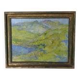contemporary painting "mountain landscape"