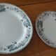 Set of 5 pieces in Belgian porcelain Boch Frères Kéramis model Rosa