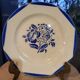 Set 6 assiettes Fleur Bleue 1920