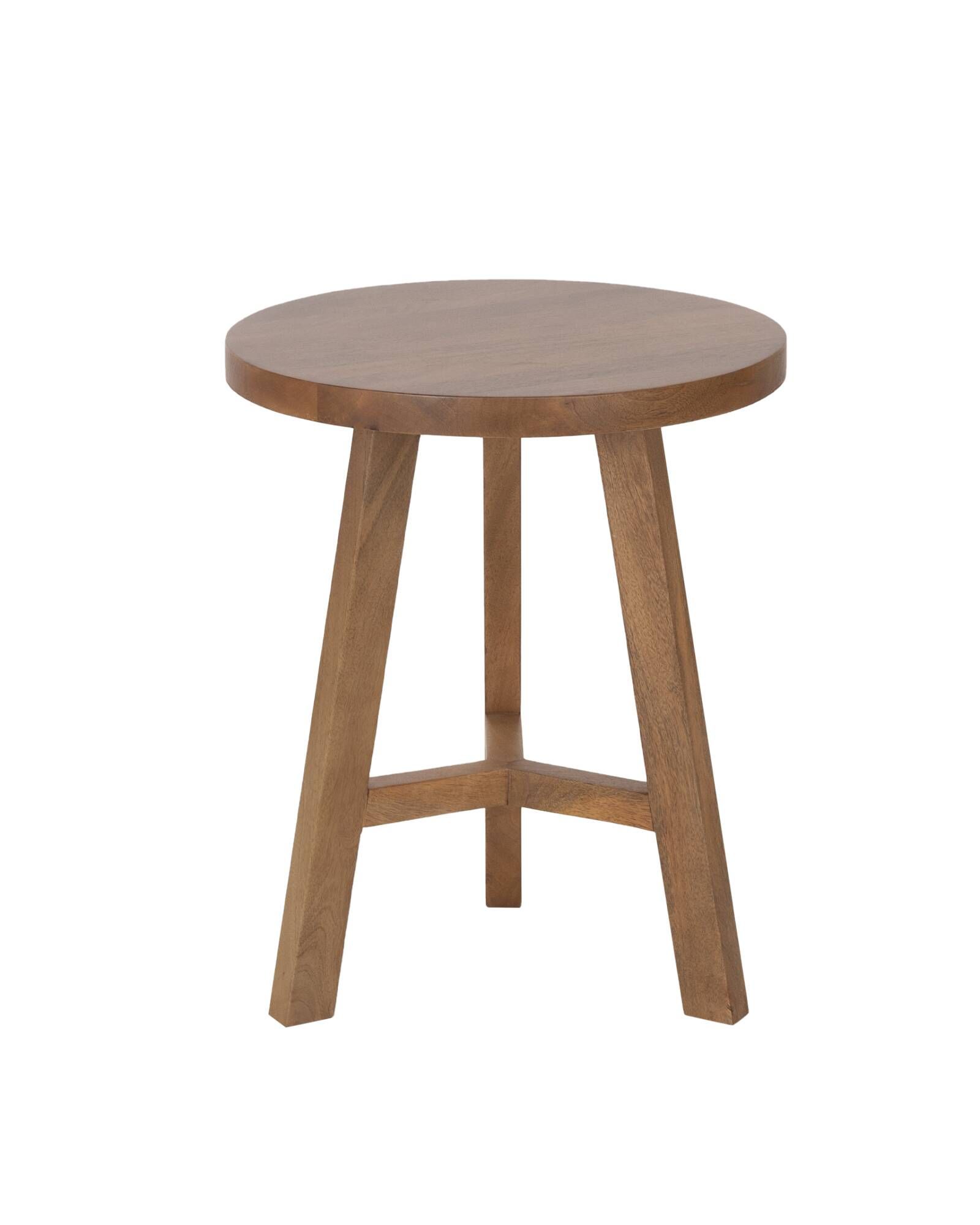 Table d'appoint en bois de manguier massif