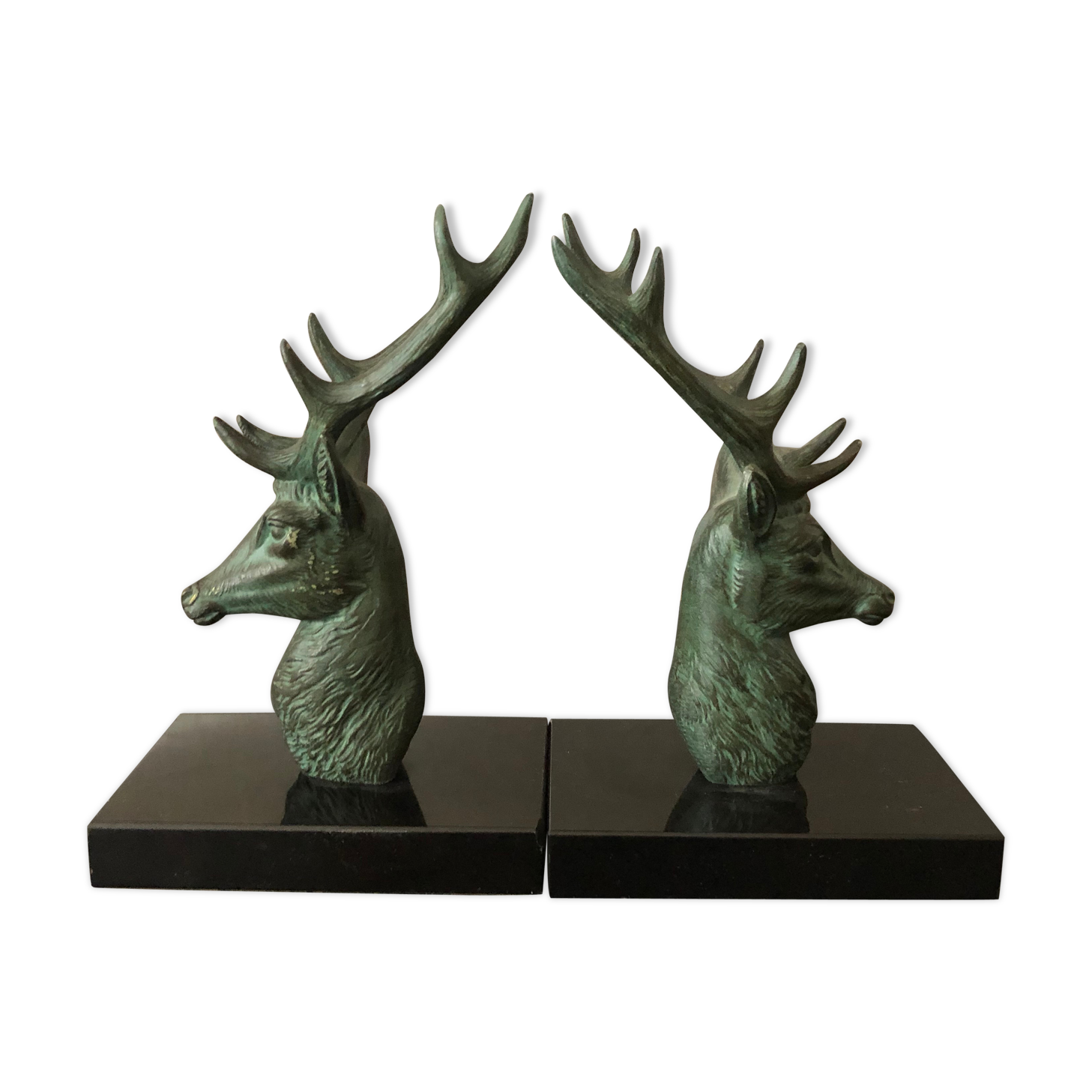 Bronze bookends