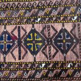 Antique carpet Afghan Baluch handmade 108cm x 144cm 1910s