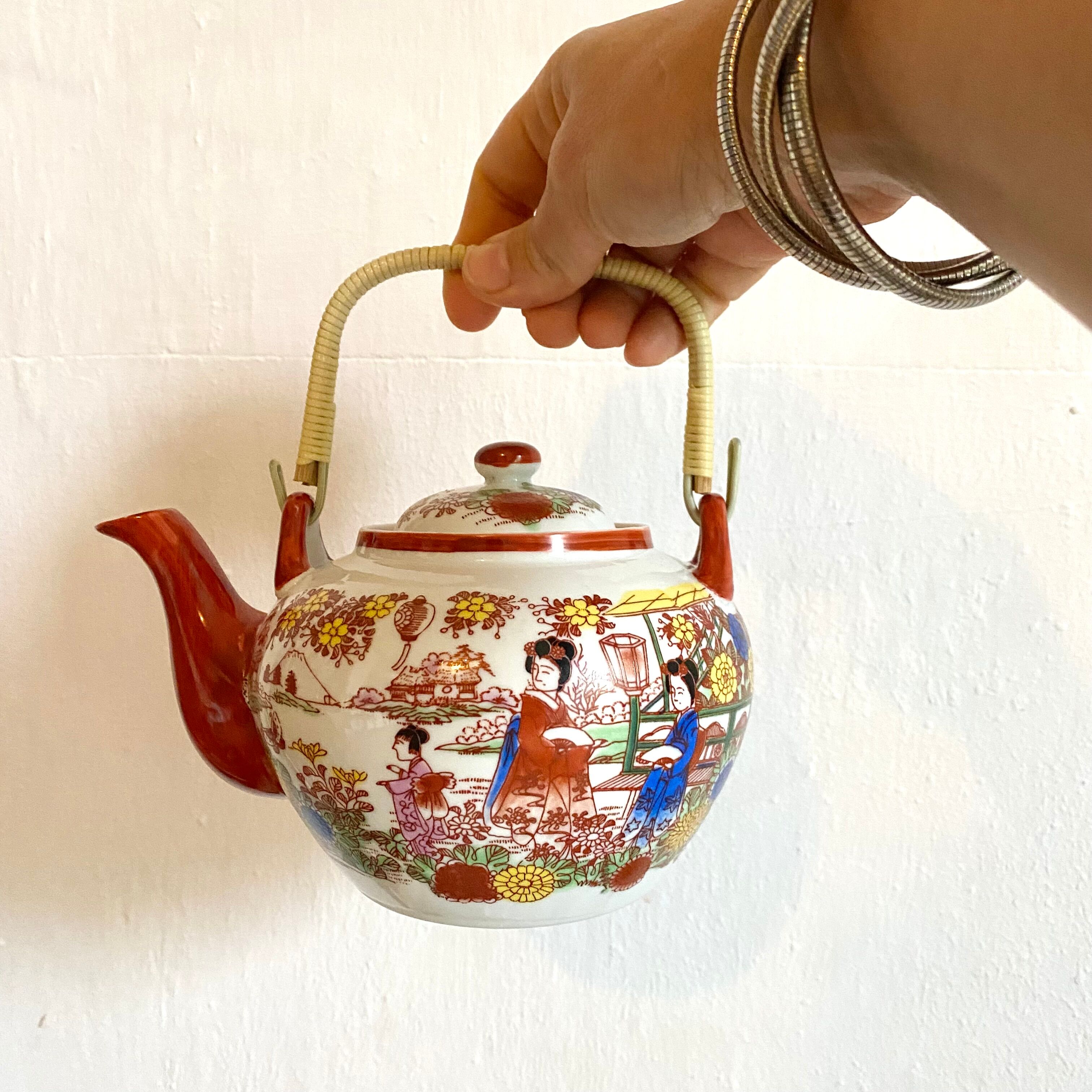 Old Japanese tea set 29 pieces