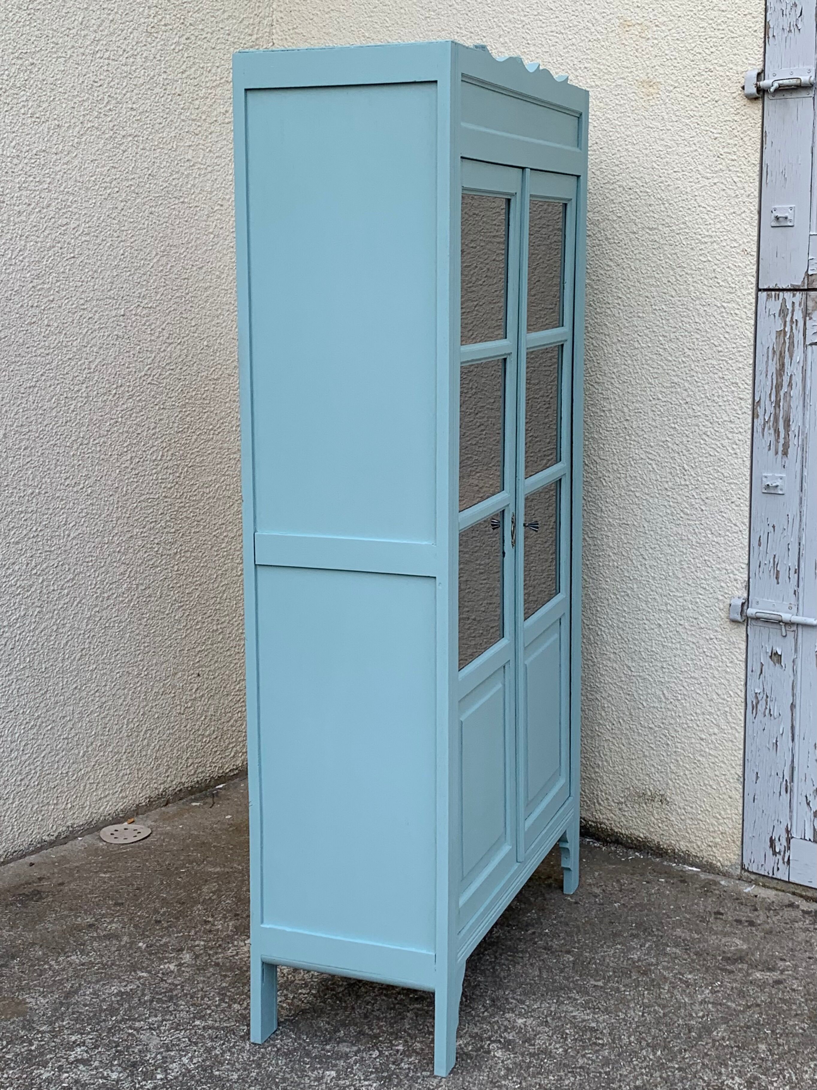 Parisian glass cabinet art deco 1940