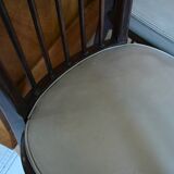4 chairs Charles Ramos 60s solid beech