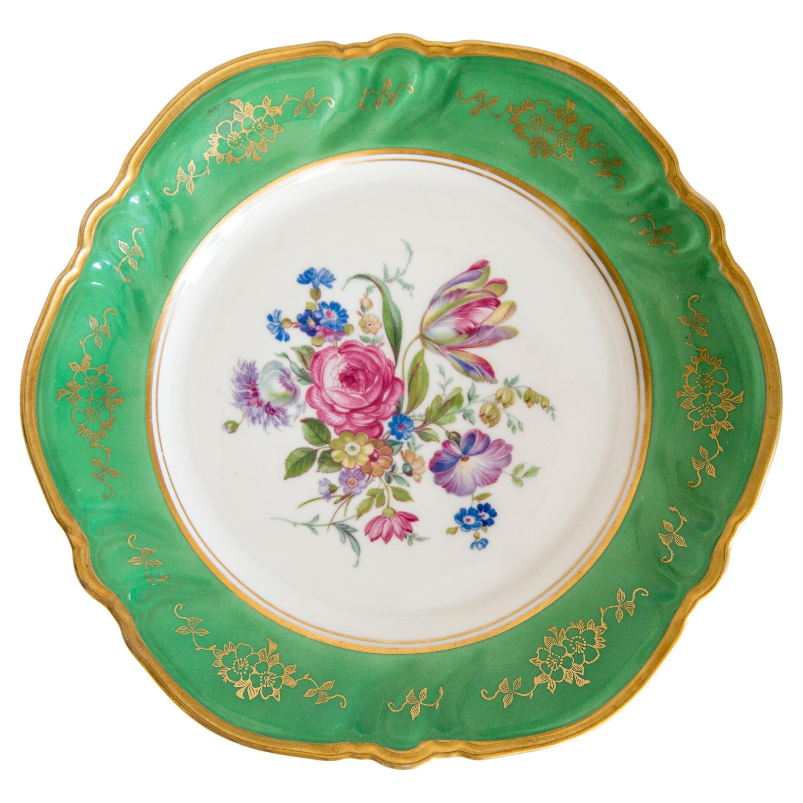 Vintage decorative porcelain plate from the mid-century, Rosenthal, Germany, 1970s.