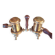 Brass salt and pepper shakers