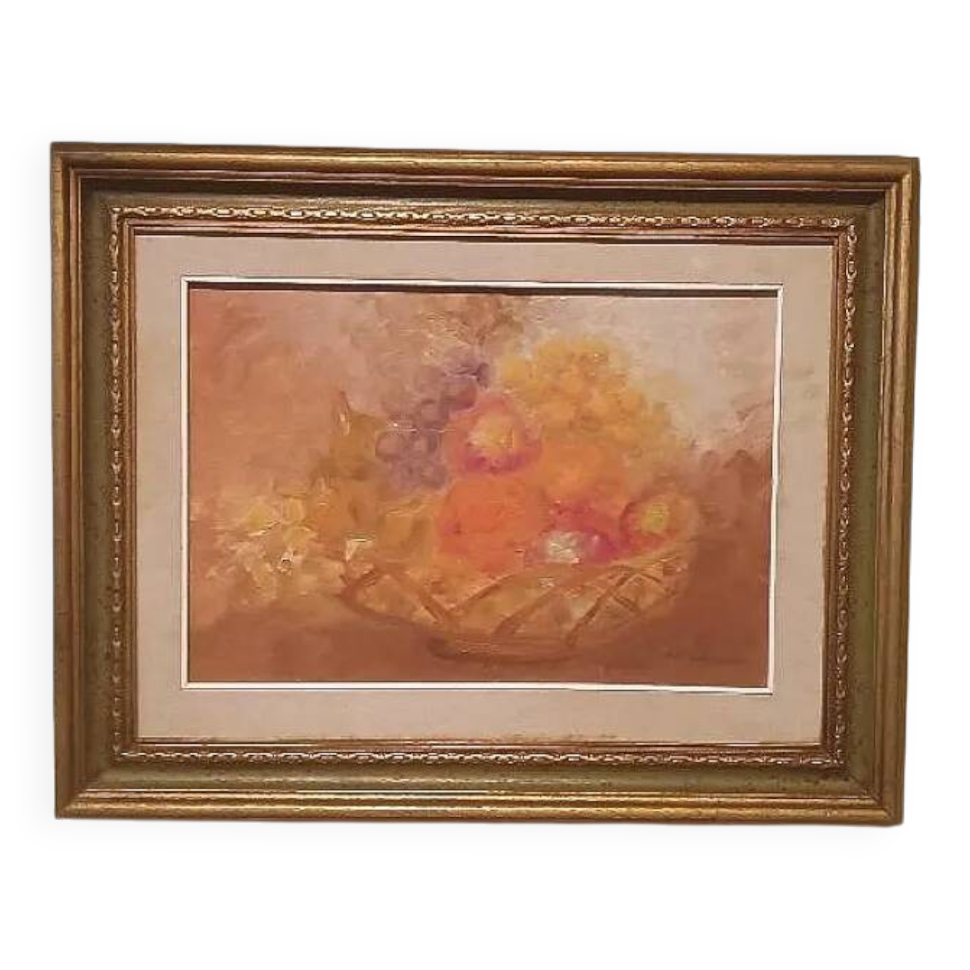 Still life by Guido Guidi, oil on panel, 20th century