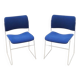Pair of “4/40” stacking chairs by David Rowland for Howe (USA)