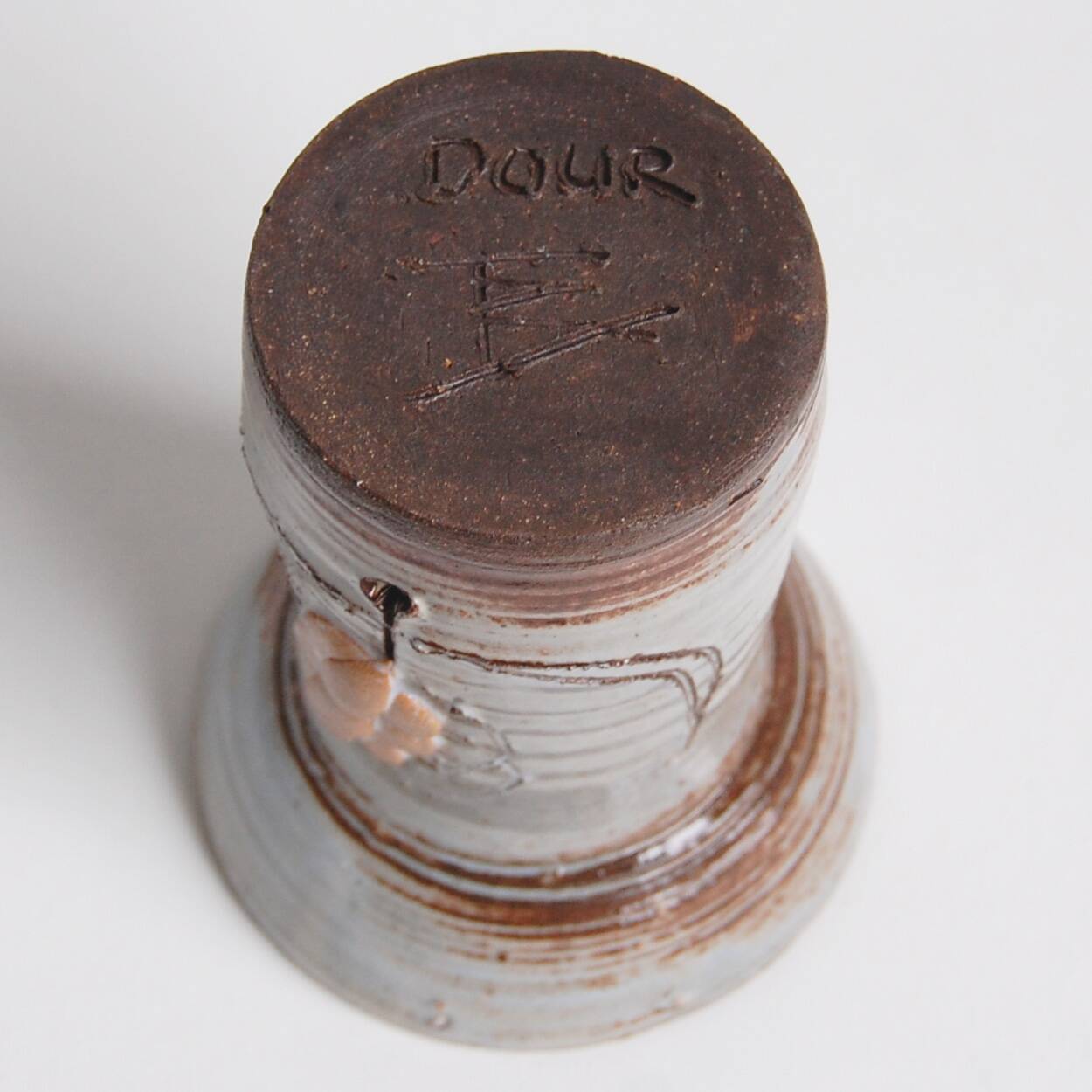 Small vintage Jacinthe vase - Dour Belgium - Therese Bataille