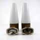 Ifö ceramic/opal glass wall lights • ref 6020 • Hans-Agne Jakobsson
