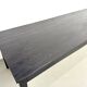 Large burnt wood table Shou Sugi Ban - 300 x 90 cm