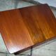 Table scandinave vintage en teck à rabats modulable années 60