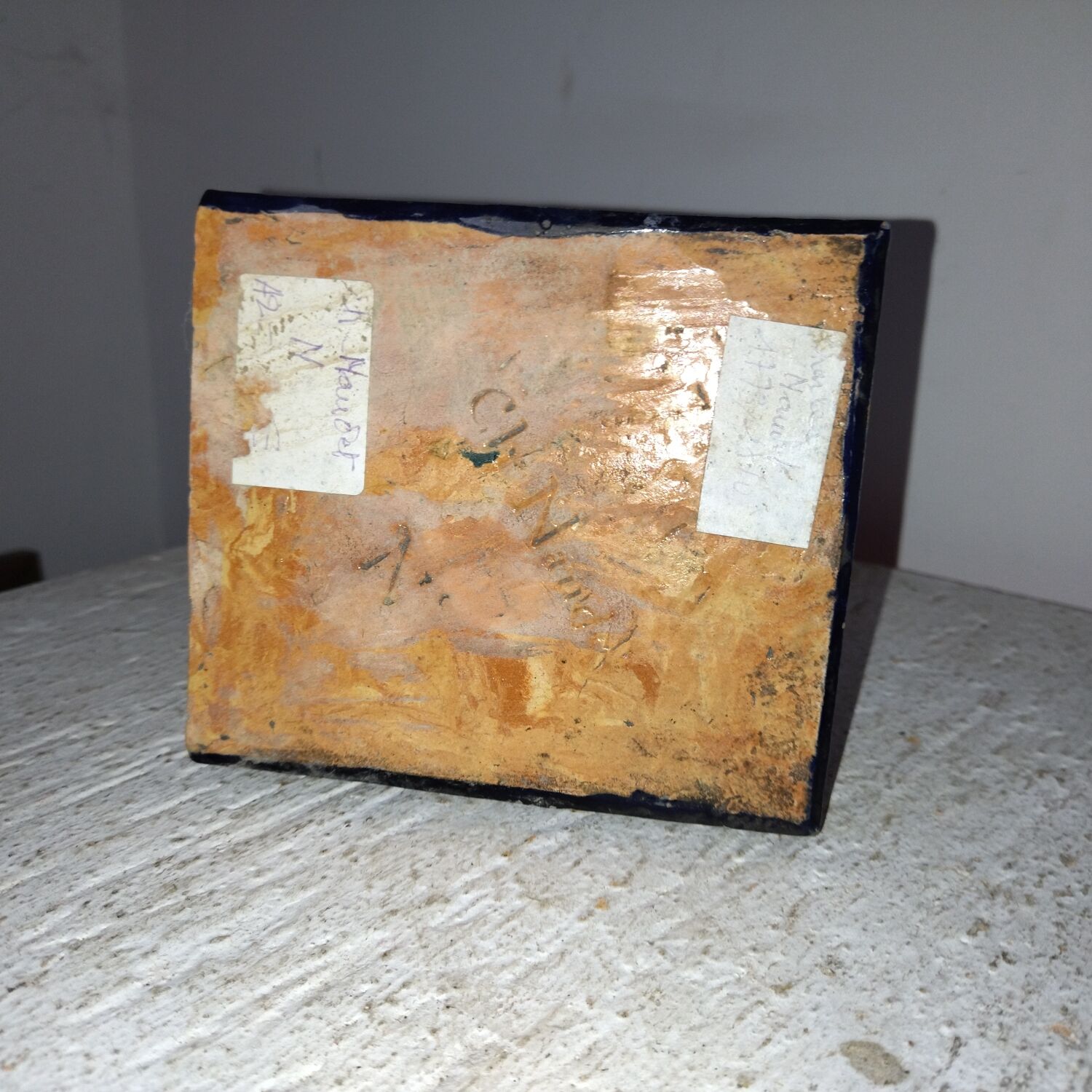Console wall terracotta XVIIIth Naudet