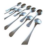 Set of 10 ice cream spoons, America, Christofle