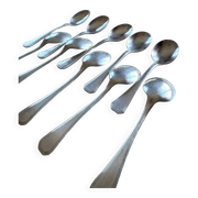 Set of 10 ice cream spoons, America, Christofle